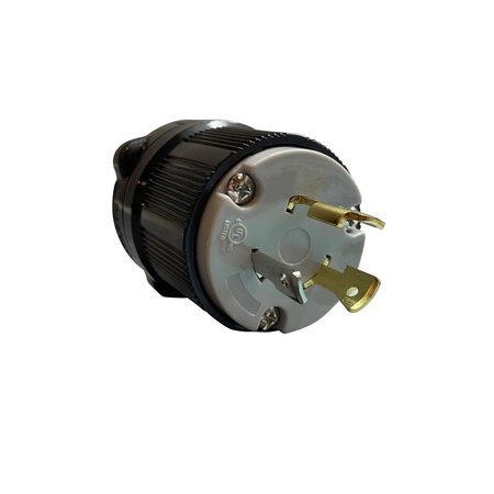 STARKE Locking Connector, 20A 125VAC, 2 Pole, 3 Wire, NEMA L5-20P STL520M